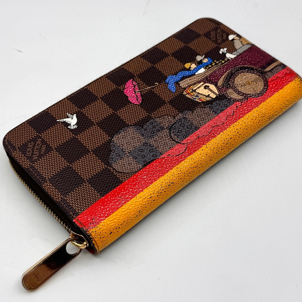 Authentic Louis Vuitton Damier Evasion Zippy Wallet N61240 - Picture 6 of 11